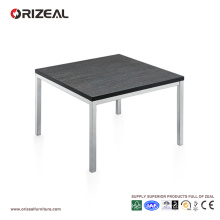 Orizeal Contemporary Coffee Table,Yellow Side Table,Wood Top Coffee Table (OZ-OTB013)